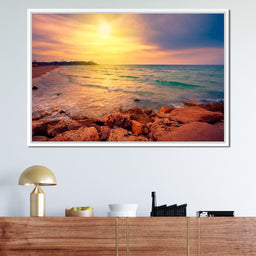 Sunset Over Tel Aviv - NicheCanvas