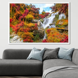 Mae Klang Waterfall - NicheCanvas