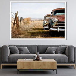 Abandoned Cars - NicheCanvas