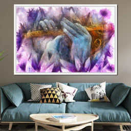 Krishna Playing the Flute - NicheCanvas