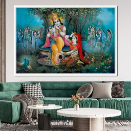 Radha & Krishna Love Tree - NicheCanvas