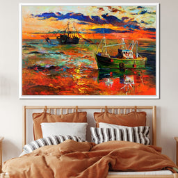 Fishing Boats - NicheCanvas