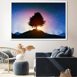 Spectacular Otherworldly Sunset - NicheCanvas