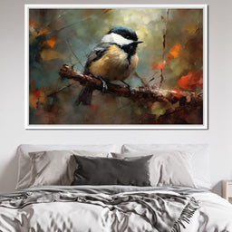 Black-Capped Chickadee - Neal Hackett - NicheCanvas