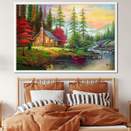 The House by the River - NicheCanvas