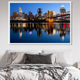 Cincinnati Skyline - NicheCanvas