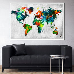 World Map - Mateo - NicheCanvas