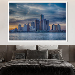 Detroit Skyline - NicheCanvas