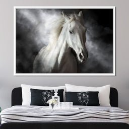 White Stallion - NicheCanvas