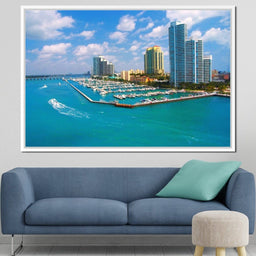 Miami Beach Skyline - NicheCanvas