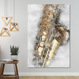Saxophone - Mateo - NicheCanvas