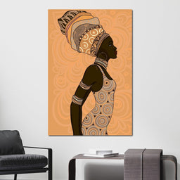African Lady - NicheCanvas