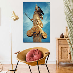Athena Statue in Athens - NicheCanvas