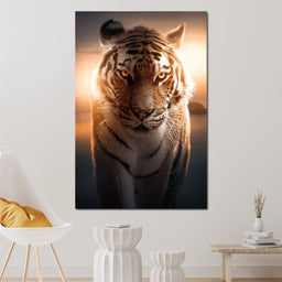 Tiger Orange Eyes - Zenzdesign - NicheCanvas