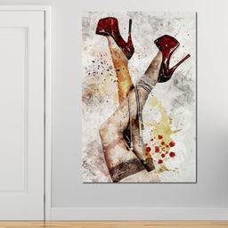 Heels and Pearls - Vizahn Burger - NicheCanvas