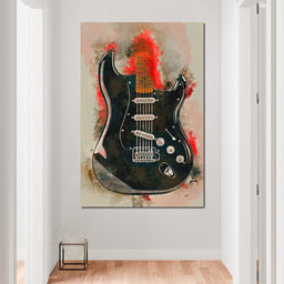 David Gilmour's Guitar - Abraham Szomor - NicheCanvas