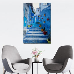 Chefchaouen - Blue village in Morocco - NicheCanvas