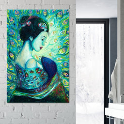Silk Peafowl - Chiara Magni - NicheCanvas