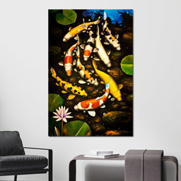 Koi Fishes - NicheCanvas
