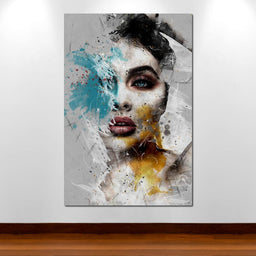 Mixart Female Portrait - Johanjjf - NicheCanvas