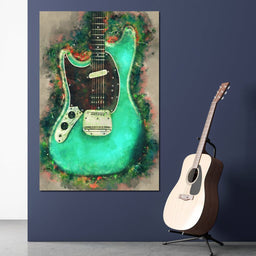 Kurt Cobain's Guitar - Abraham Szomor - NicheCanvas