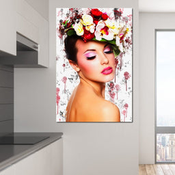 Flower Devine MixArt - Johanjjf - NicheCanvas