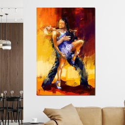 Rumba Dancers - NicheCanvas