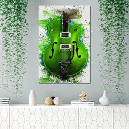 Brian Setzer's Guitar - Abraham Szomor - NicheCanvas