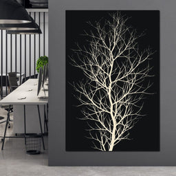 The Black Tree - Kubistika - NicheCanvas