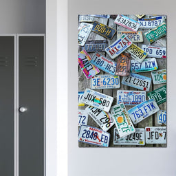 License Plates - NicheCanvas