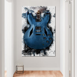Dave Grohl's Electric Guitar - Abraham Szomor - NicheCanvas