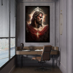 Floral Cross 08 - Neal Hackett - NicheCanvas