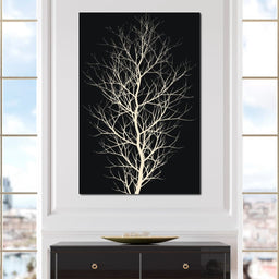 The Black Tree - Kubistika - NicheCanvas