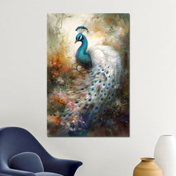 Peacock Serenity - NicheCanvas