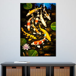 Koi Fishes - NicheCanvas