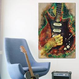 Brian May's Guitar - Abraham Szomor - NicheCanvas