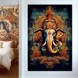 Tranquil Ganesha - NicheCanvas