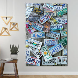 License Plates - NicheCanvas