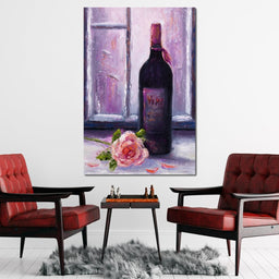 Wine & Roses - NicheCanvas