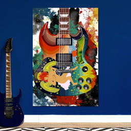 Eric Clapton's Solid Guitar - Abraham Szomor - NicheCanvas