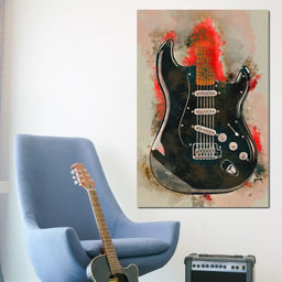 David Gilmour's Guitar - Abraham Szomor - NicheCanvas