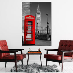 Westminster Phone Box  - NicheCanvas