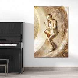 Playing the Saxophone - NicheCanvas