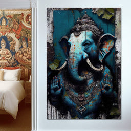 Wise Ganesha - NicheCanvas