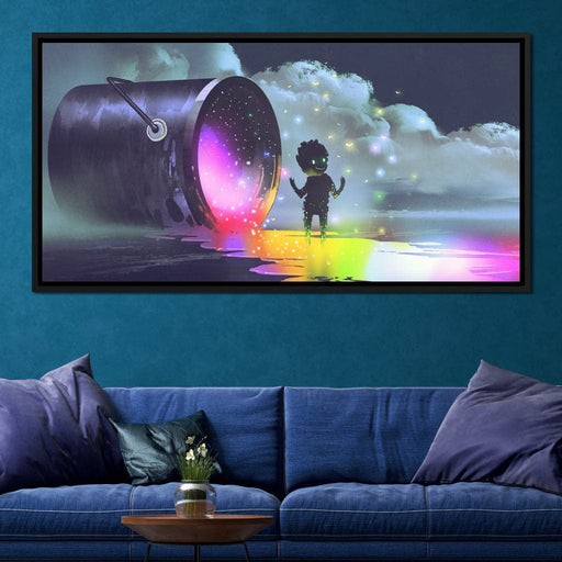 Puddle of Ink Canvas Print