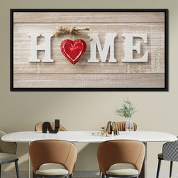 Home Is Where The Heart Is - NicheCanvas