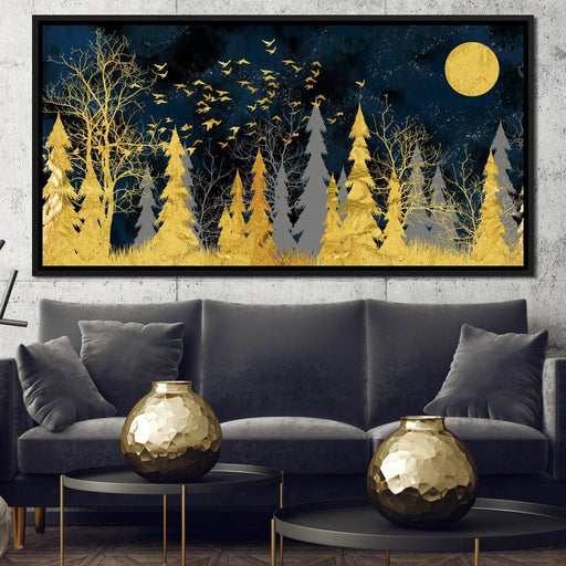 Golden Moonlight Canvas Print