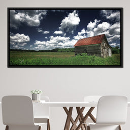 Old Barn in the Field - NicheCanvas