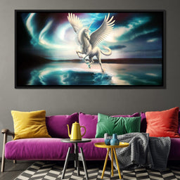 Northern Light Unicorn - NicheCanvas