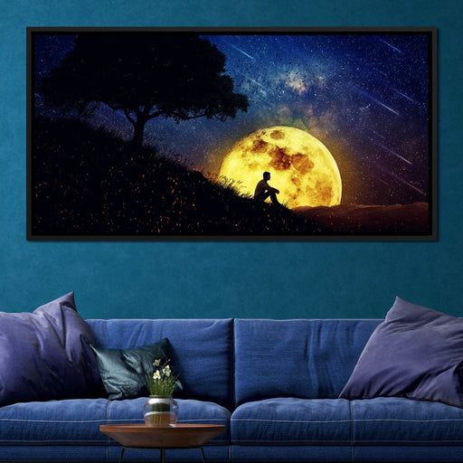 Otherworldly Night Scene Canvas Print